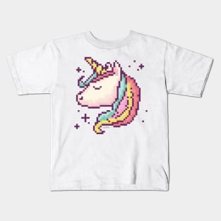 Pixel art unicorn Kids T-Shirt